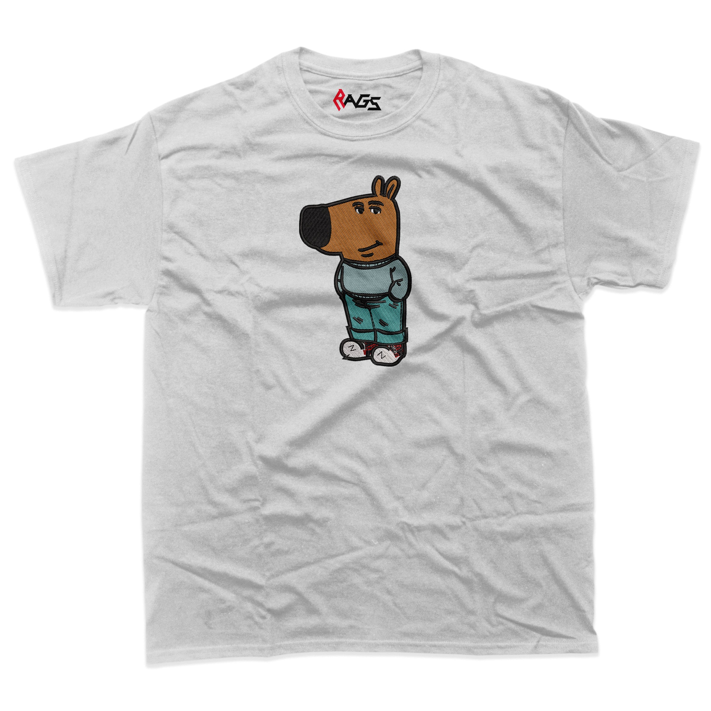 Chill Guy embroidered T-shirt